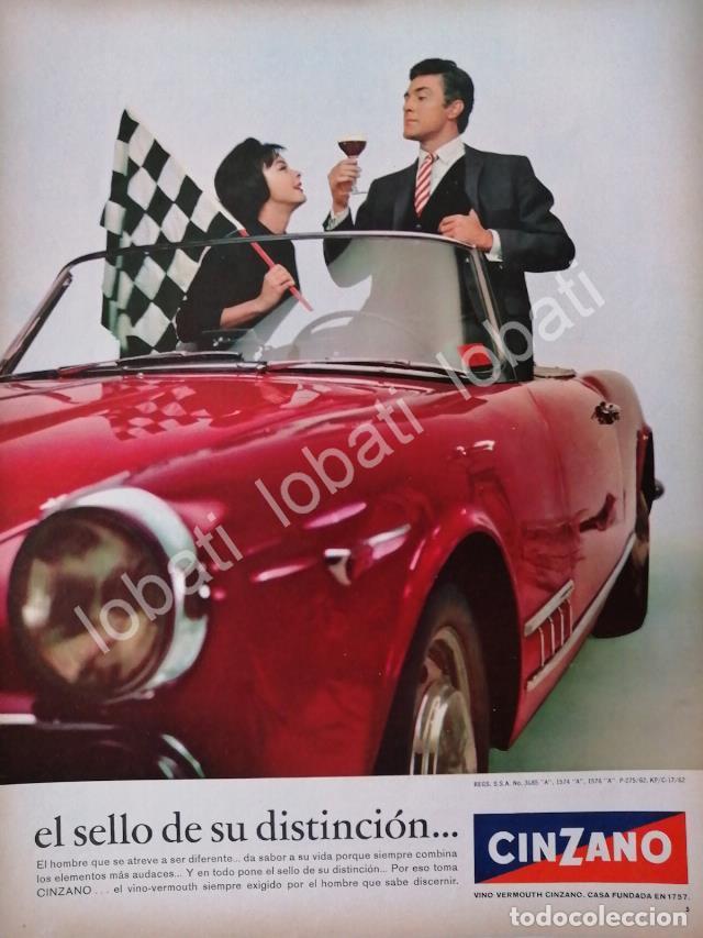 Collezionismo di affissi: CARTEL ANTIGUO ORIGINAL DE GUILLERMO MURRAY Y VINOS CINZANO VERMOUTH 1960s /412 FEP