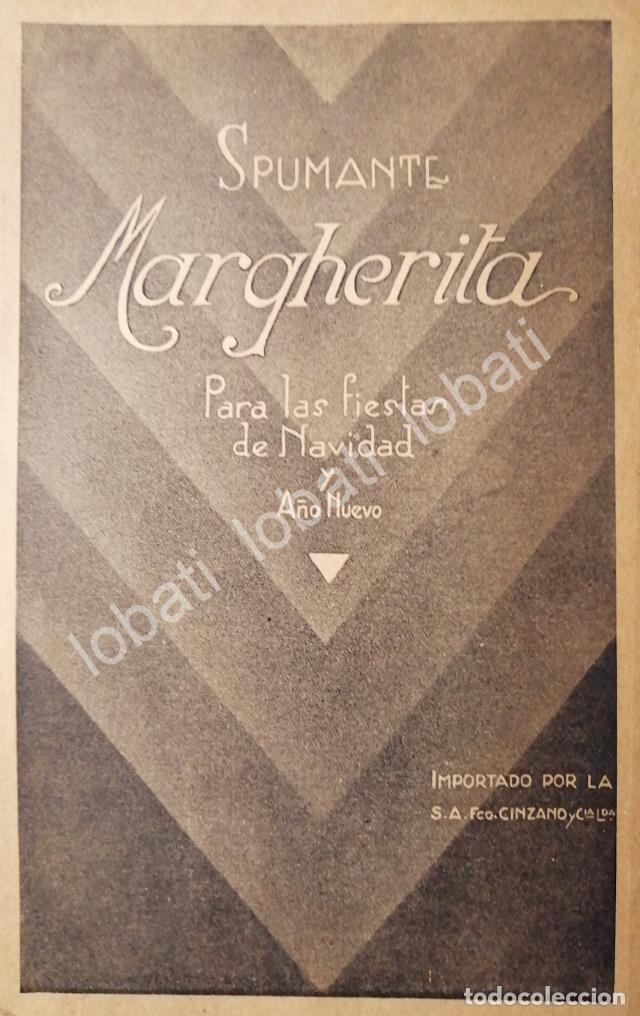 Sammeln von Plakaten: CARTEL ANTIGUO ORIGINAL DE VINOS SPUMANTE MARGHERITA CINZANO A&Ntilde;OS 20s /422