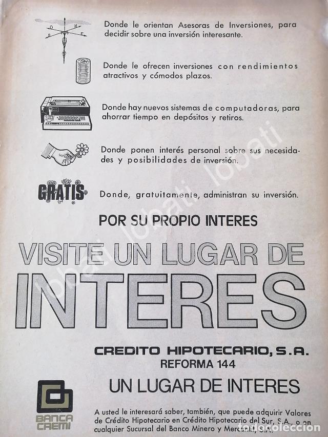 Sammeln von Plakaten: CARTEL ANTIGUO ORIGINAL DE BANCO. BANCA CREMI S.A 1975 /201