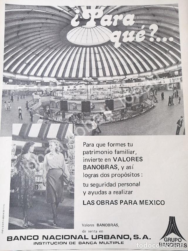 Sammeln von Plakaten: CARTEL ANTIGUO ORIGINAL DE BANCO BANOBRAS S.A 1979 /202