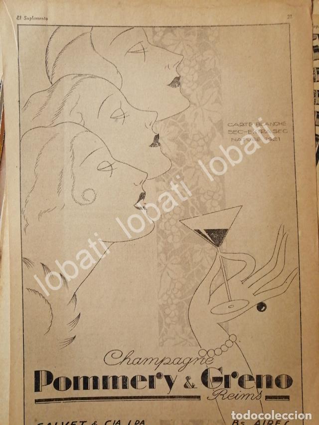 Sammeln von Plakaten: CARTEL ANTIGUO ORIGINAL DE AFICHE ART NOUVEAU VINOS CINZANO 1920s /437