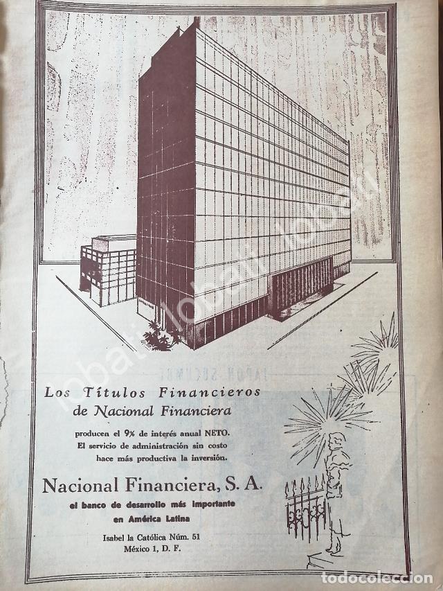 Sammeln von Plakaten: CARTEL ANTIGUO ORIGINAL DE BANCO. NACIONAL FINANCIERA Y SU EDIFICIO 1967 /217