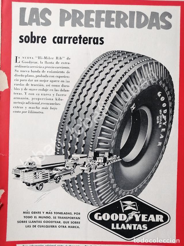 Collectionnisme d'affiches: CARTEL ANTIGUO ORIGINAL DE LLANTAS GOOD YEAR , HI MILER 1953 /N70