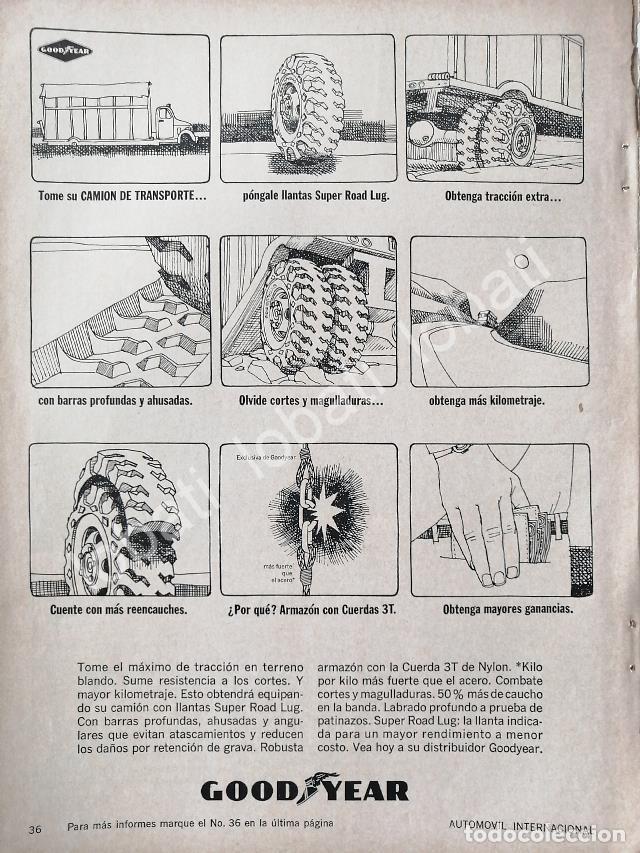 Collezionismo di affissi: CARTEL ANTIGUO ORIGINAL DE LLANTAS GOODYEAR 1965 /139