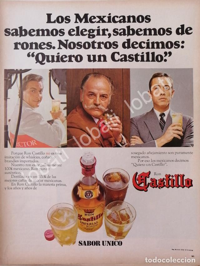 Collezionismo di affissi: CARTEL ANTIGUO ORIGINAL DE RON CASTILLO 1969 /513