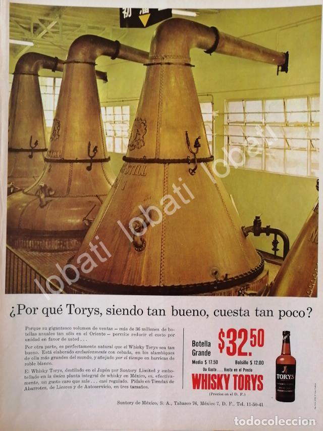 Sammeln von Plakaten: CARTEL ANTIGUO ORIGINAL DE VINOS. WHISKY TORYS 1964 /543