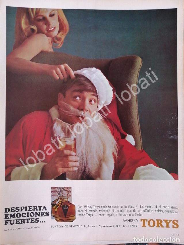 Sammeln von Plakaten: CARTEL ANTIGUO ORIGINAL DE VINOS. WHISKY OLD TORYS 1966 /547