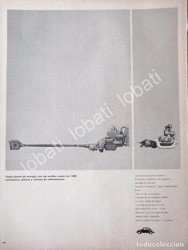 Poster collecting: CARTEL ANTIGUO ORIGINAL DE AUTOS VOLKSWAGEN VOCHO 1964 /654 (T. GRANDE)