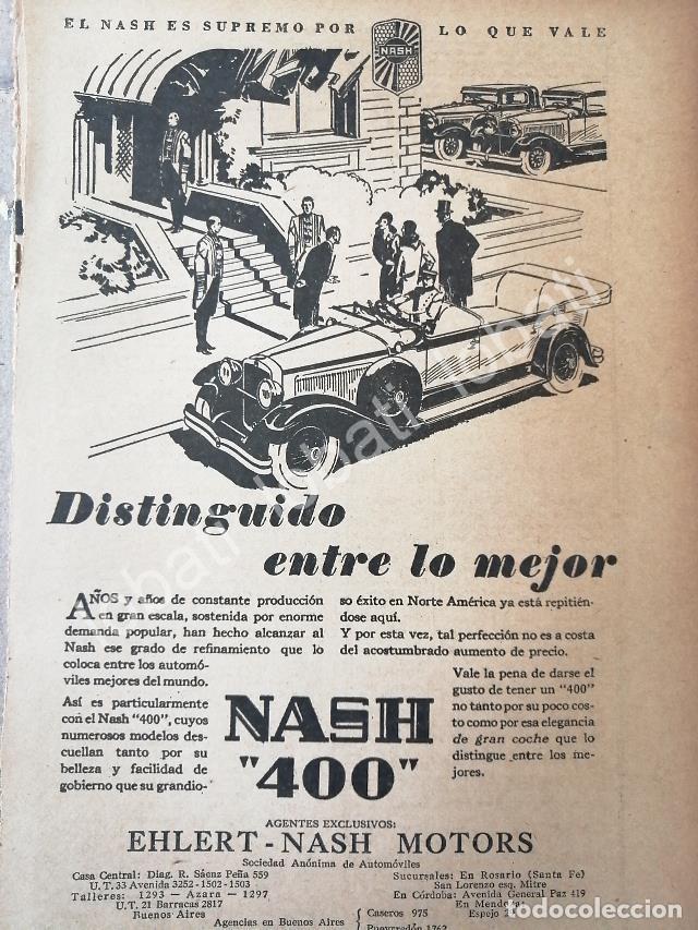 Collectionnisme d'affiches: CARTEL ANTIGUO ORIGINAL DE AUTOS NASH 400 1927 /323