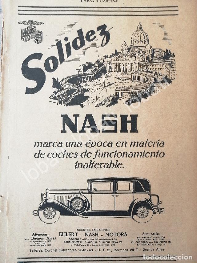 Collectionnisme d'affiches: CARTEL ANTIGUO ORIGINAL DE AUTOS NASH 1927 /324