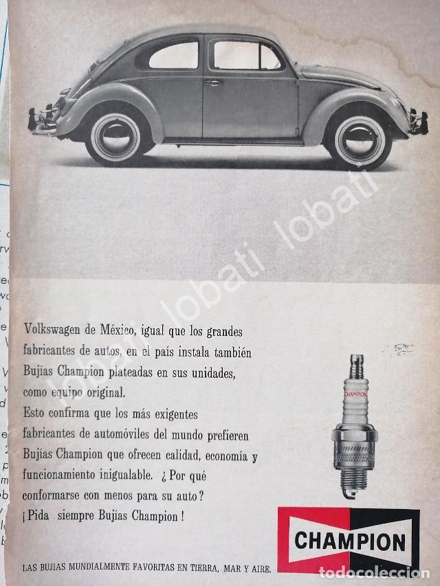 Collectionnisme d'affiches: CARTEL ANTIGUO ORIGINAL DE BUJIAS CHAMPION Y AUTOS VOLKSWAGEN VOCHO 1971 /672