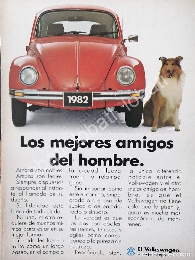 Collectionnisme d'affiches: CARTEL ANTIGUO ORIGINAL DE AUTOS VOLKSWAGEN VOCHO 1982 /686