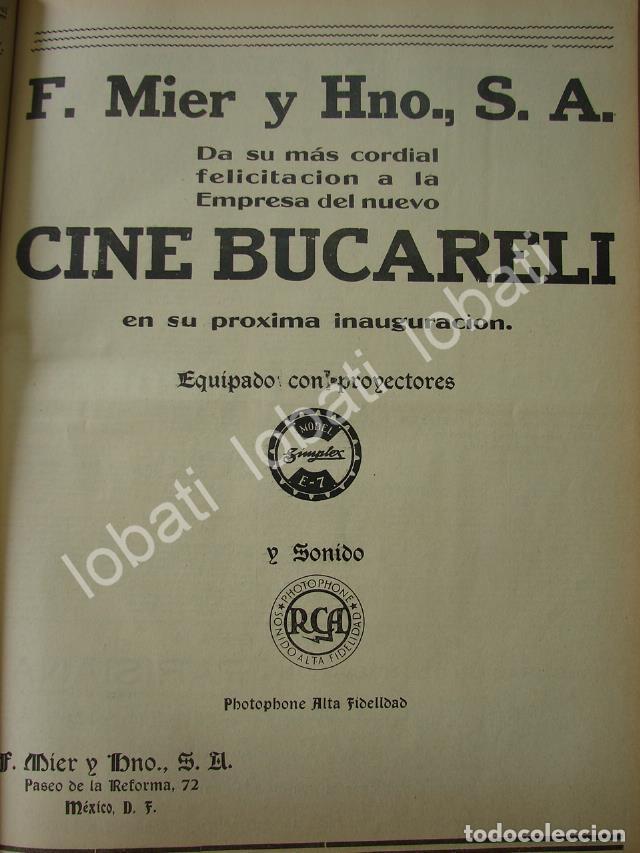 Collectionnisme d'affiches: CARTEL ANTIGUO ORIGINAL DE INAUGURAN EL CINE OLIMPIA D.F 1941 FELICITACION DE PRODUCCIONES MIER