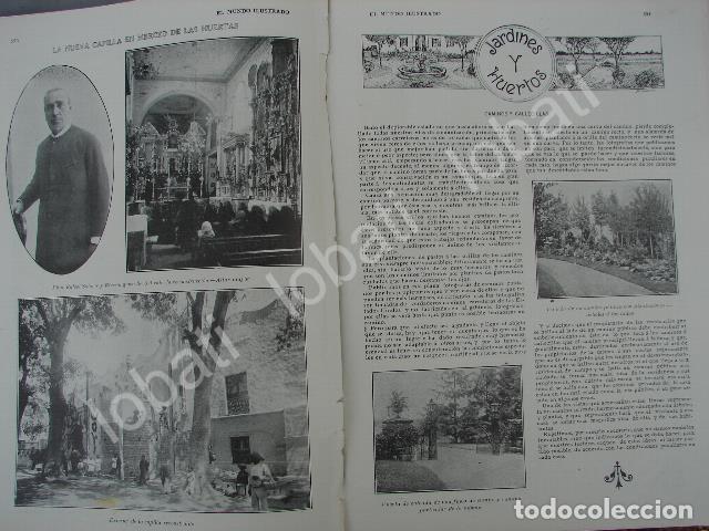 Collectionnisme d'affiches: CARTEL ANTIGUO ORIGINAL DE CAPILLA MERCED DE LAS HUERTAS & RAFAEL SALINAS RIVERO 1909 / RLG