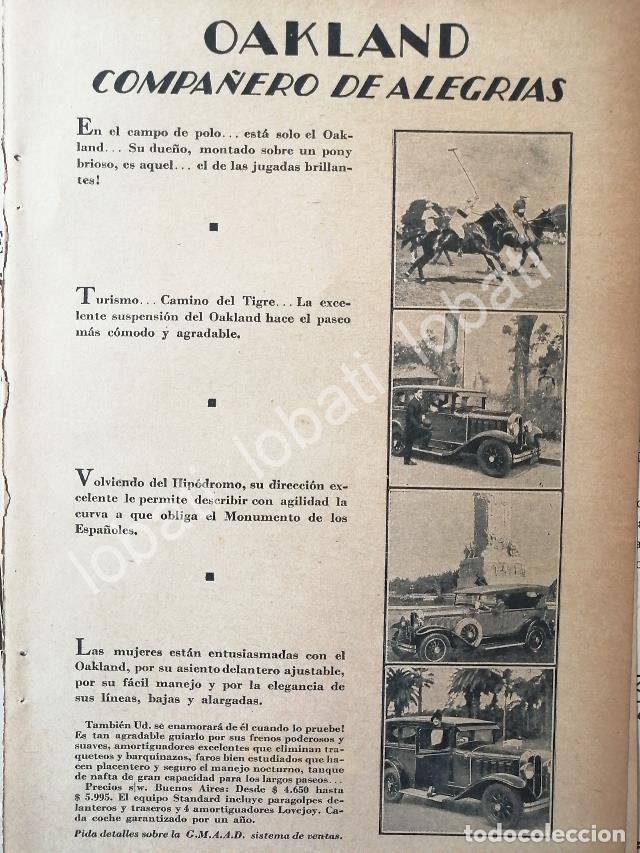 Collectionnisme d'affiches: CARTEL ANTIGUO ORIGINAL DE AUTOS OAKLAND 1930 /389 RARO
