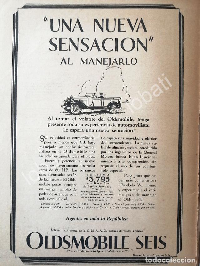Collectionnisme d'affiches: CARTEL ANTIGUO ORIGINAL DE AUTOS OLDSMOBILE SEIS 1930 /400