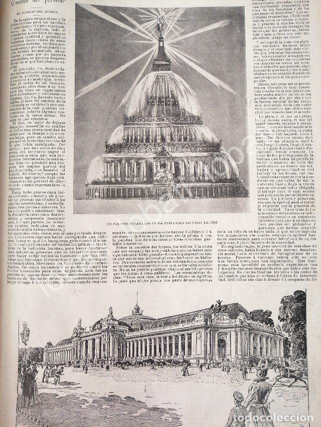 Collectionnisme d'affiches: CARTEL ANTIGUO ORIGINAL DE EXPOSICION DE PARIS 1898 Y OTRAS NOTAS