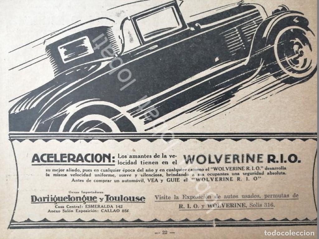 Collectionnisme d'affiches: CARTEL ANTIGUO ORIGINAL DE AUTOS REO BROUGHAM WOLVERINE 1929 /411 MUY RARO