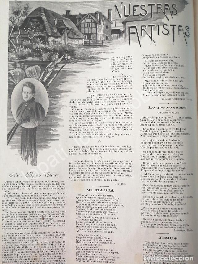 Collectionnisme d'affiches: CARTEL ANTIGUO ORIGINAL DE LA PIANISTA ANA NU&Ntilde;EZ Y OTRAS NOTAS 1898 / FEP