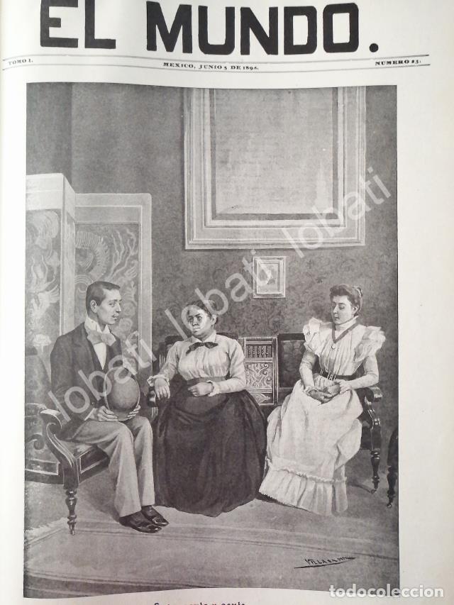 Sammeln von Plakaten: PORTADA ANTIGUA ORIGINAL 1898. ENTRE SANTA Y SANTO. POR: JOSE MARIA VILLASANA