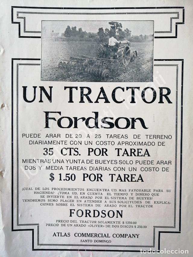 Sammeln von Plakaten: CARTEL ANTIGUO ORIGINAL DE TRACTORES FORDSON 1920 / SUPER RARO