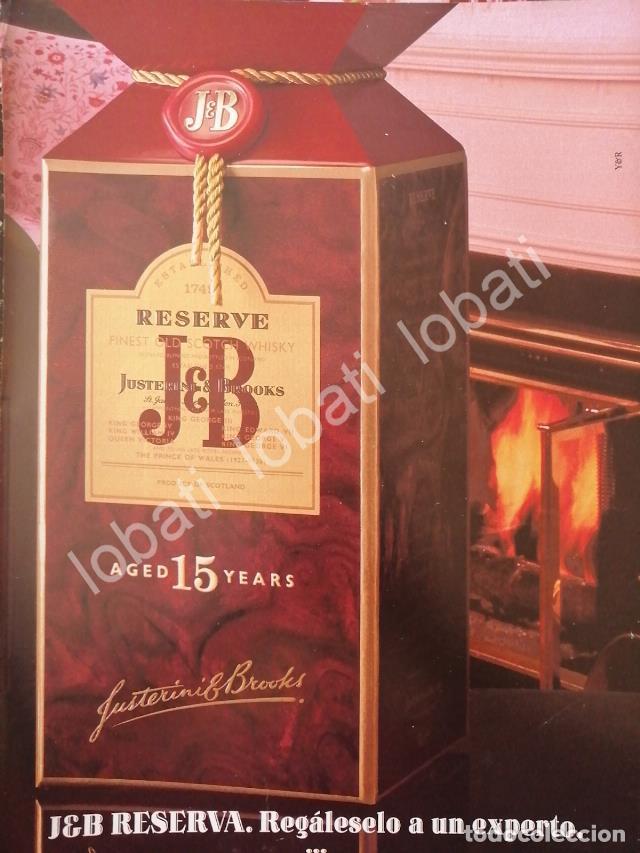 Sammeln von Plakaten: CARTEL ANTIGUO ORIGINAL DE VINOS. WHISKY J&B 1980s /561