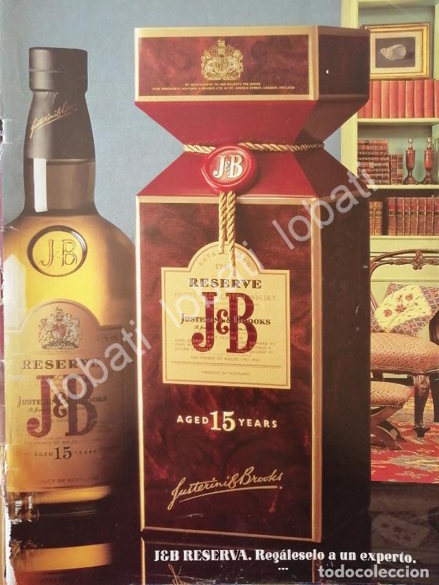 Sammeln von Plakaten: CARTEL ANTIGUO ORIGINAL DE VINOS. WHISKY J&B 1980s /567
