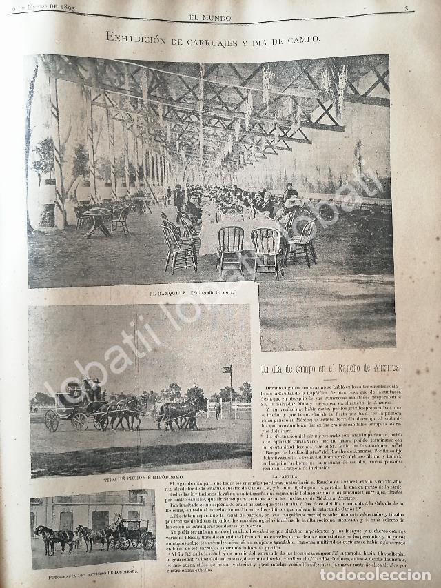 Sammeln von Plakaten: CARTEL ANTIGUO ORIGINAL DE SALVADOR MALO Y SU FIESTA EN RANCHO ANZURES 1895. /ASM