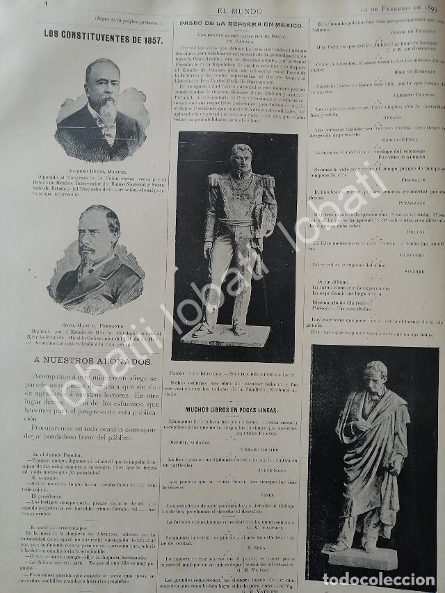 Sammeln von Plakaten: CARTEL ANTIGUO ORIGINAL DE MANUEL ROMERO RUBIO Y MANUEL FERNANDO SOTO Y MAS NOTAS 1895 /PLT