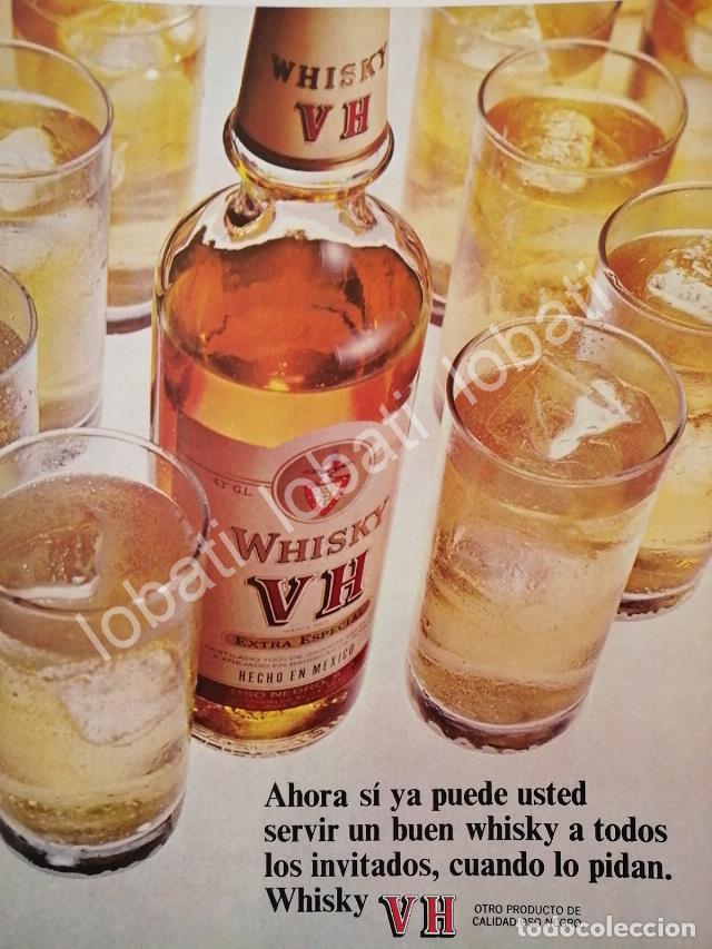 Sammeln von Plakaten: CARTEL ANTIGUO ORIGINAL DE VINOS. WHISKY VH 1969 /598