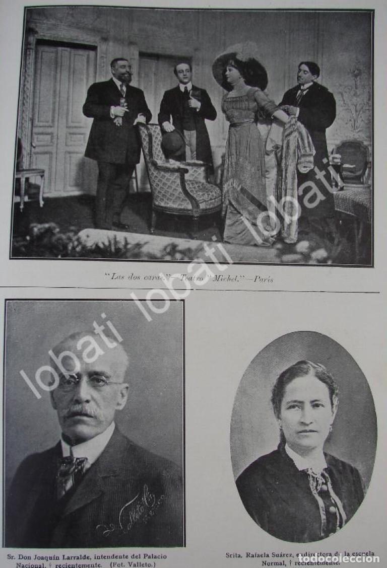Collectionnisme d'affiches: CARTEL ANTIGUO ORIGINAL DE MUERE JOAQUIN LARRALDE 1910 Y MAS NOTAS /PLT