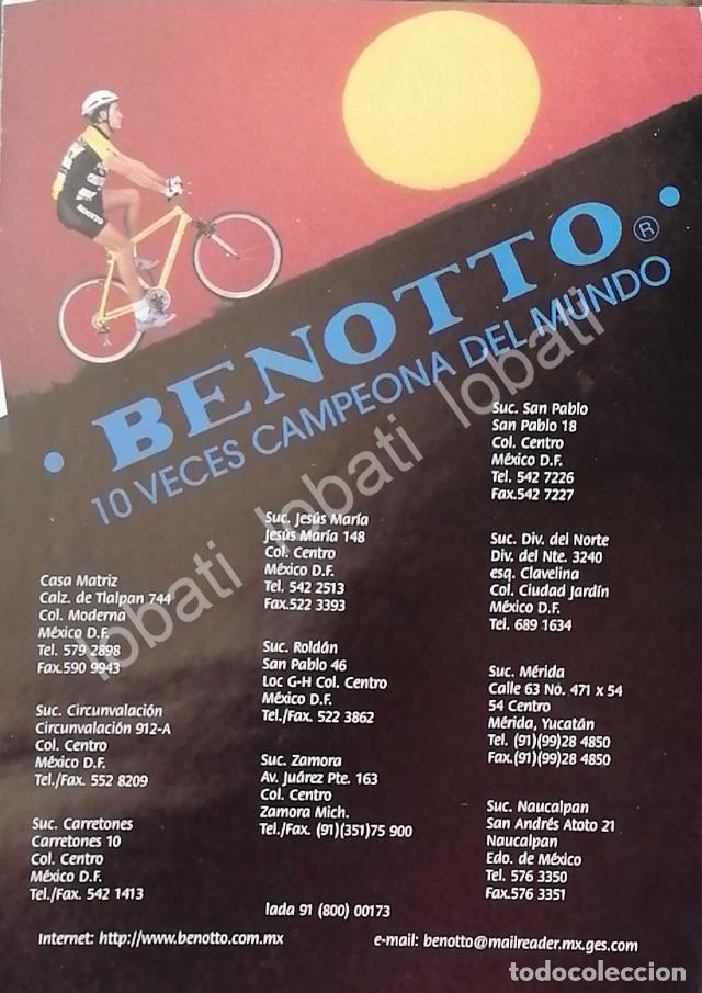 Coleccionismo de carteles: CARTEL ANTIGUO ORIGINAL DE MINI CARTEL BICICLETAS BENOTTO 2000