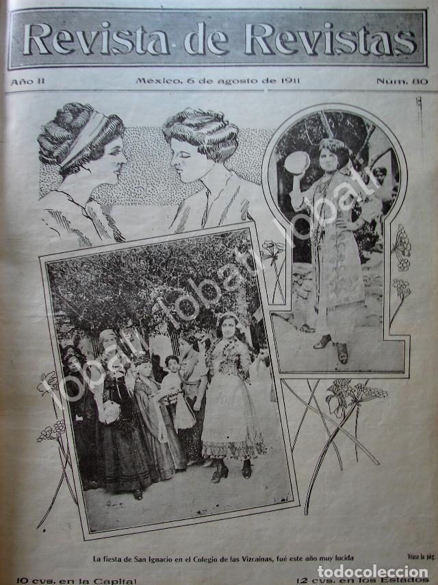 Collectionnisme d'affiches: PORTADA ANTIGUA ORIGINAL 1911 FIESTA EN EL COLEGIO DE LAS VIZCAINAS /LDM
