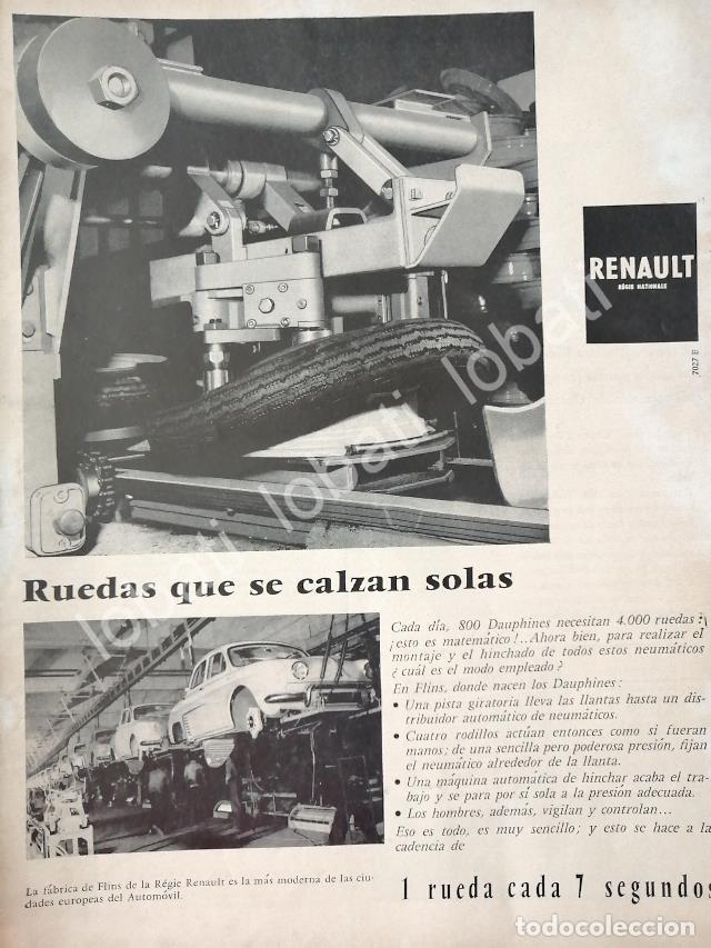 Coleccionismo de carteles: CARTEL ANTIGUO ORIGINAL DE PLANTA ARMADORA DE AUTOS RENAULT 1960s / 770