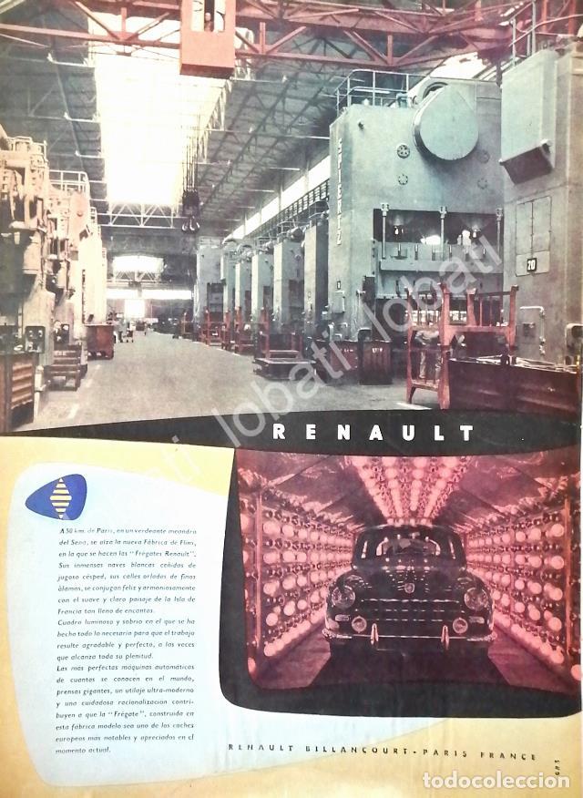 Coleccionismo de carteles: CARTEL ANTIGUO ORIGINAL DE PLANTA DE AUTOS RENAULT 1950s / 778