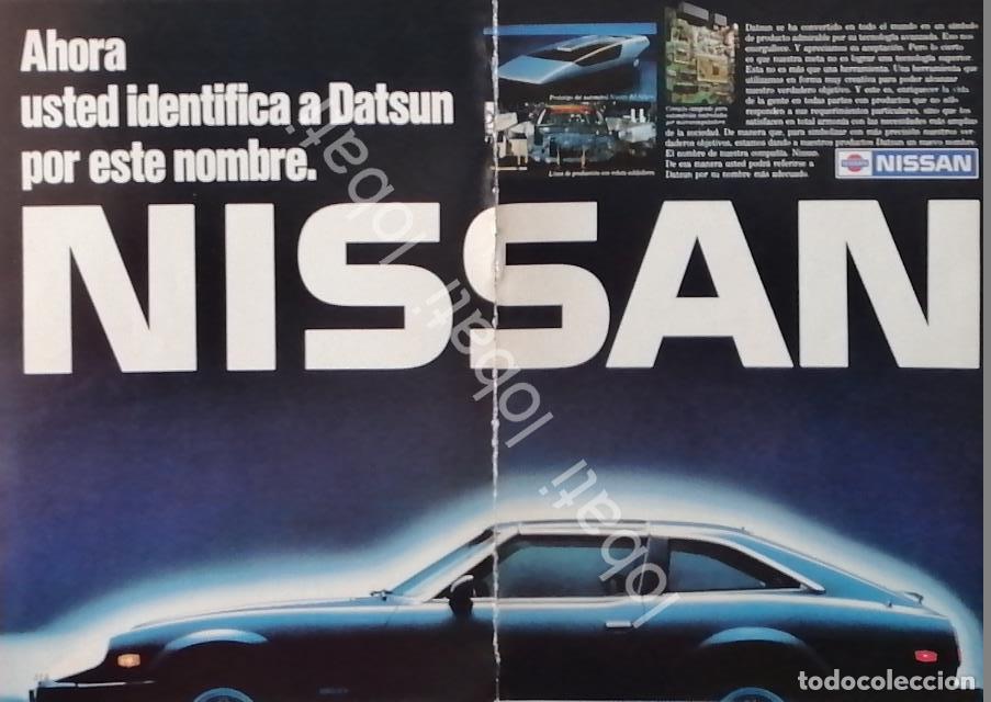 Coleccionismo de carteles: CARTEL ANTIGUO ORIGINAL DE AUTOS NISSAN 1983 / 789
