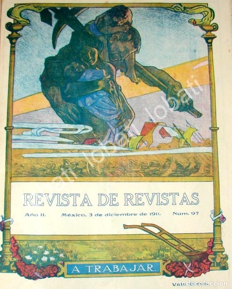 Collectionnisme d'affiches: PORTADA ANTIGUA ORIGINAL 1911 TEMA REVOLUCIONARIO