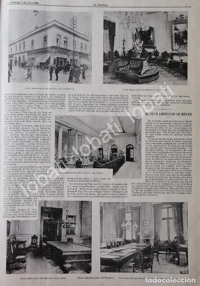 Poster collecting: CARTEL ANTIGUO ORIGINAL DE EL CLUB AMERICANO DEL D.F 1898 /ASM