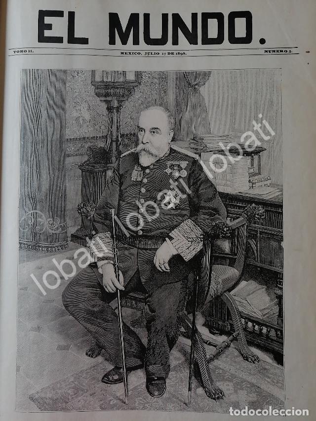 Poster collecting: PORTADA ANTIGUA ORIGINAL 1898 MARISCAL. RAMON BLANCO Y ERENAS, INDEPENDENCIA CUBANA /MLT