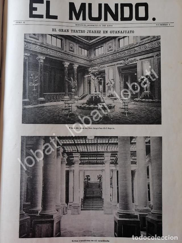 Poster collecting: CARTEL ANTIGUO ORIGINAL DE EL TEATRO BENITO JUAREZ DE GUANAJUATO 1898 / LDM