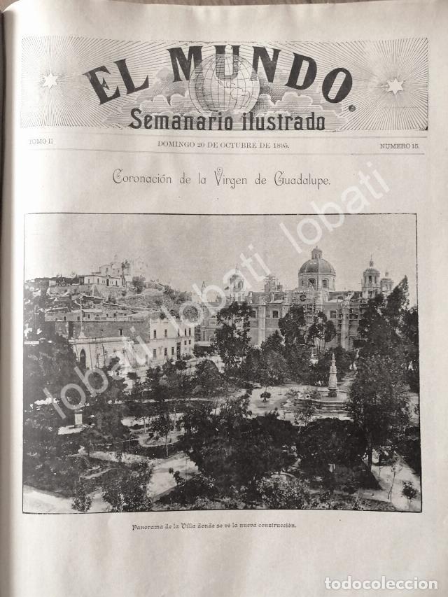 Sammeln von Plakaten: PORTADA ANTIGUA ORIGINAL 1895 LA VILLA DE GUADALUPE /RLG