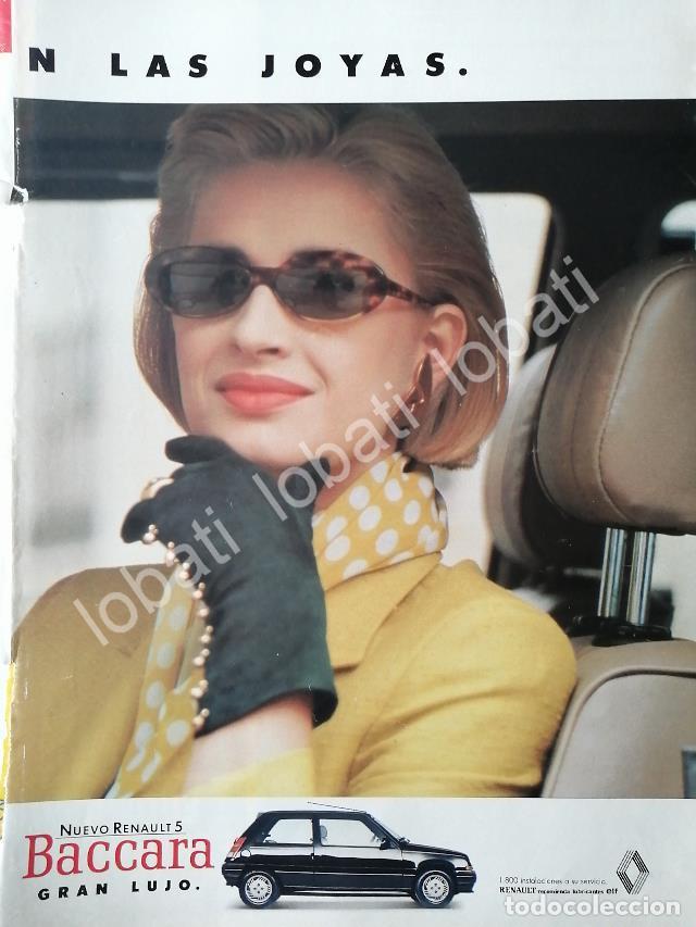 Coleccionismo de carteles: CARTEL ANTIGUO ORIGINAL DE AFICHE DE AUTOS RENAULT 5 BACCARA / 860
