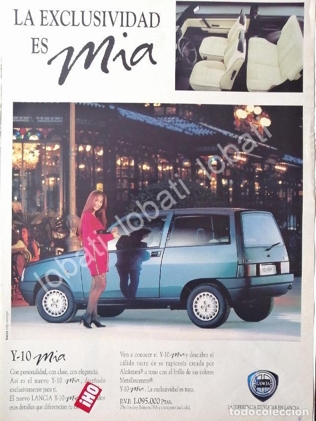 Coleccionismo de carteles: CARTEL ANTIGUO ORIGINAL DE DE AUTOS LANCIA Y-10 MIA 1991 /882