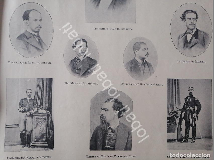 Coleccionismo de carteles: CARTEL ANTIGUO ORIGINAL DE MILITARES Y POLITICOS DE LA EPOCA DE LA REFORMA 1899 /PLT