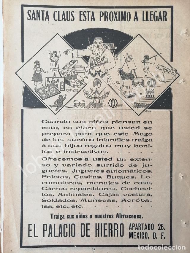 Coleccionismo de carteles: CARTEL ANTIGUO ORIGINAL DE TIENDAS EL PALACIO DE HIERRO 1920 JUGUETES /212