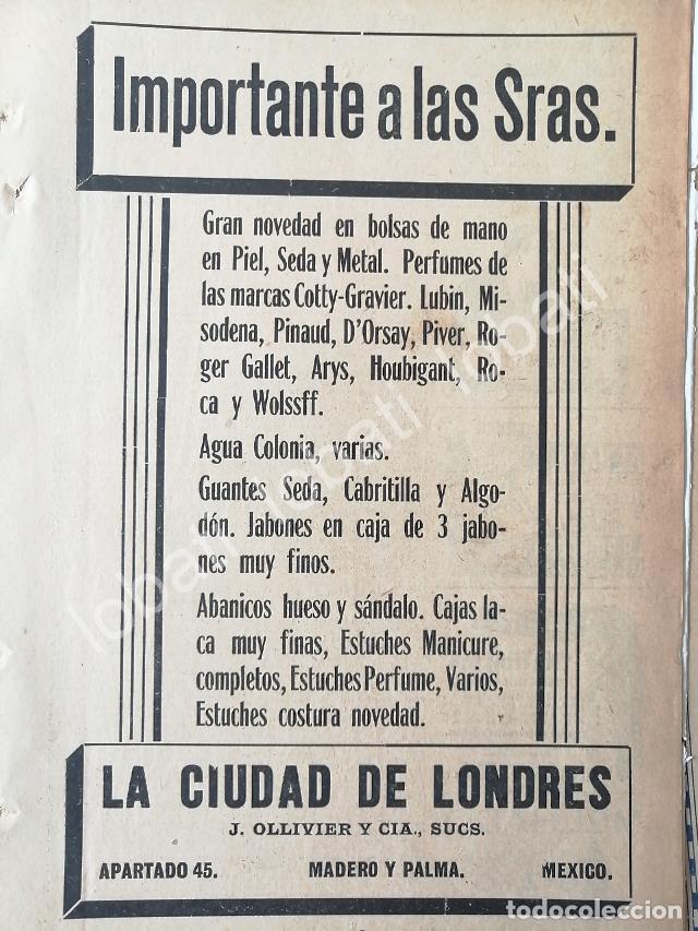 Coleccionismo de carteles: CARTEL ANTIGUO ORIGINAL DE TIENDAS LA CIUDAD DE LONDRES 1920 /213