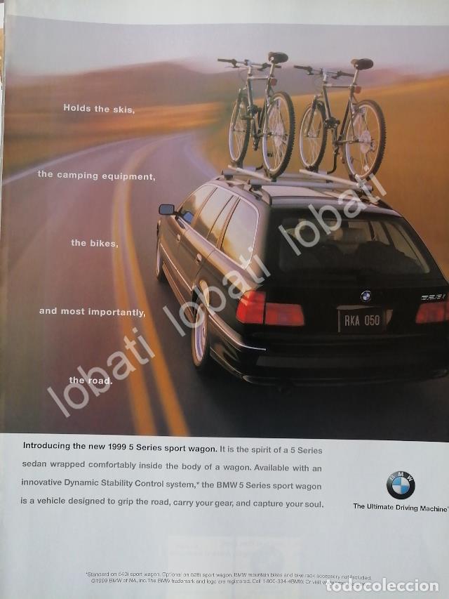 Coleccionismo de carteles: CARTEL ANTIGUO ORIGINAL DE AUTOS BMW SERIE 5 WAGON 1999 /957