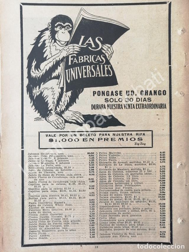 Coleccionismo de carteles: CARTEL ANTIGUO ORIGINAL DE TIENDAS LAS FABRICAS UNIVERSALES, 1920 /223