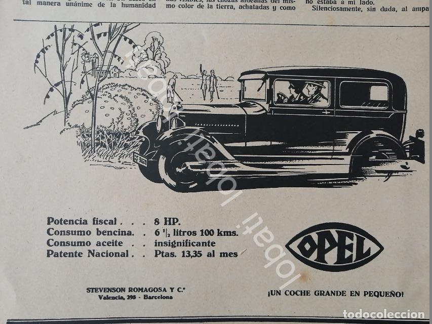 Coleccionismo de carteles: CARTEL ANTIGUO ORIGINAL DE AUTOS OPEL 1930 /990 MUY RARO