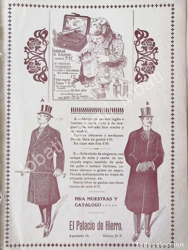 Coleccionismo de carteles: CARTEL ANTIGUO ORIGINAL DE TIENDAS EL PALACIO DE HIERRO 1909 /250